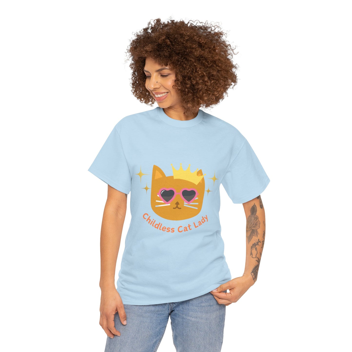 Cat Lady Tee - Childless Cat Lover Shirt