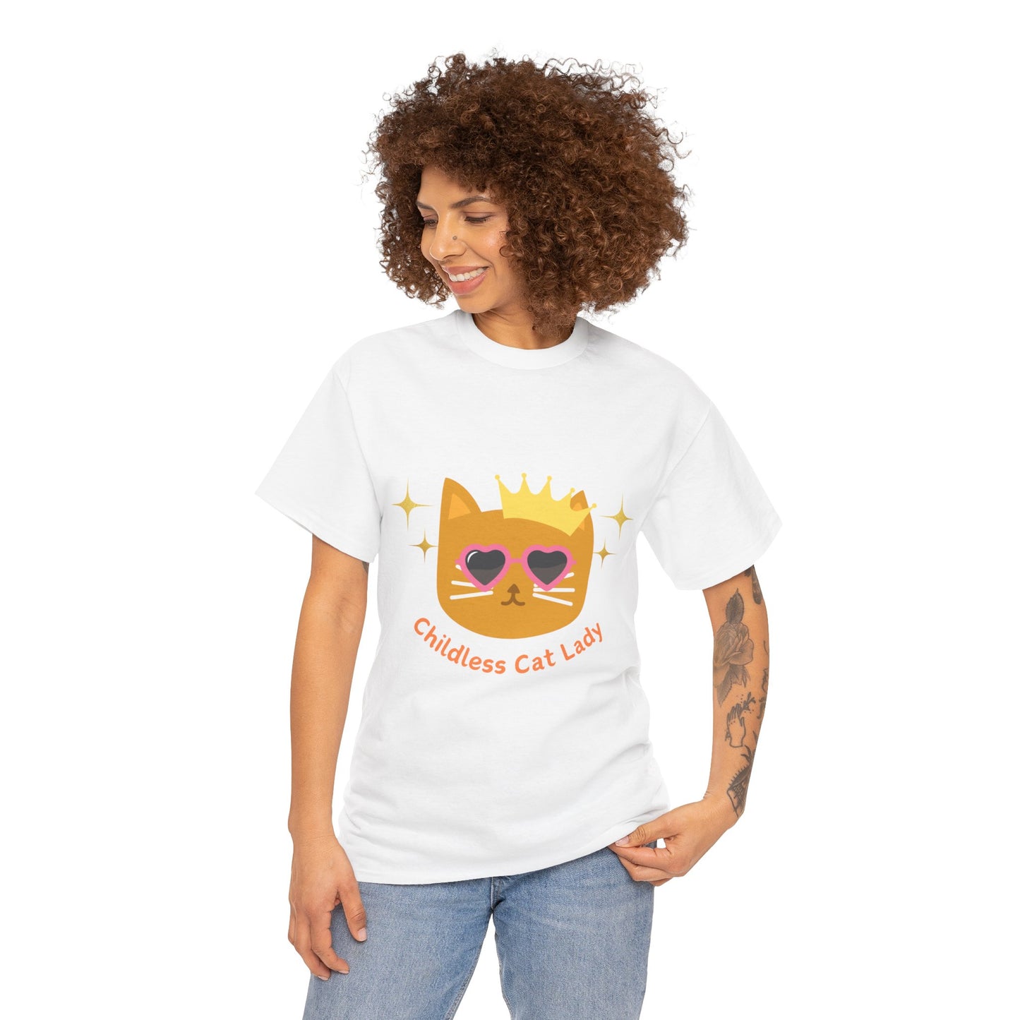 Cat Lady Tee - Childless Cat Lover Shirt
