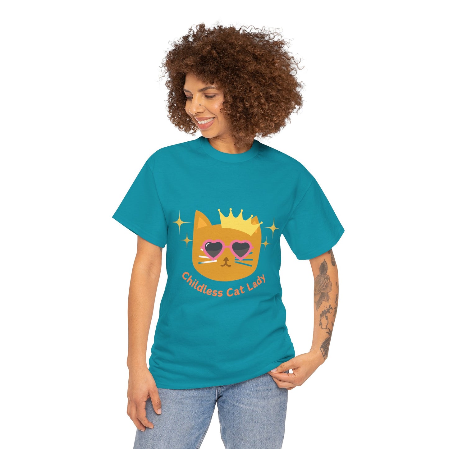 Cat Lady Tee - Childless Cat Lover Shirt