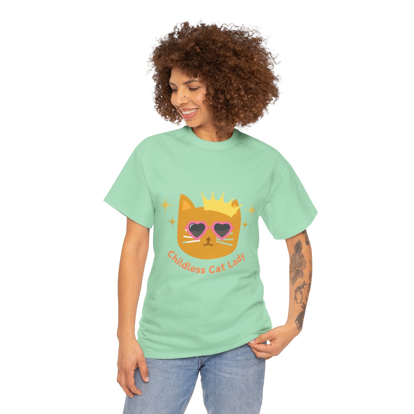 Cat Lady Tee - Childless Cat Lover Shirt