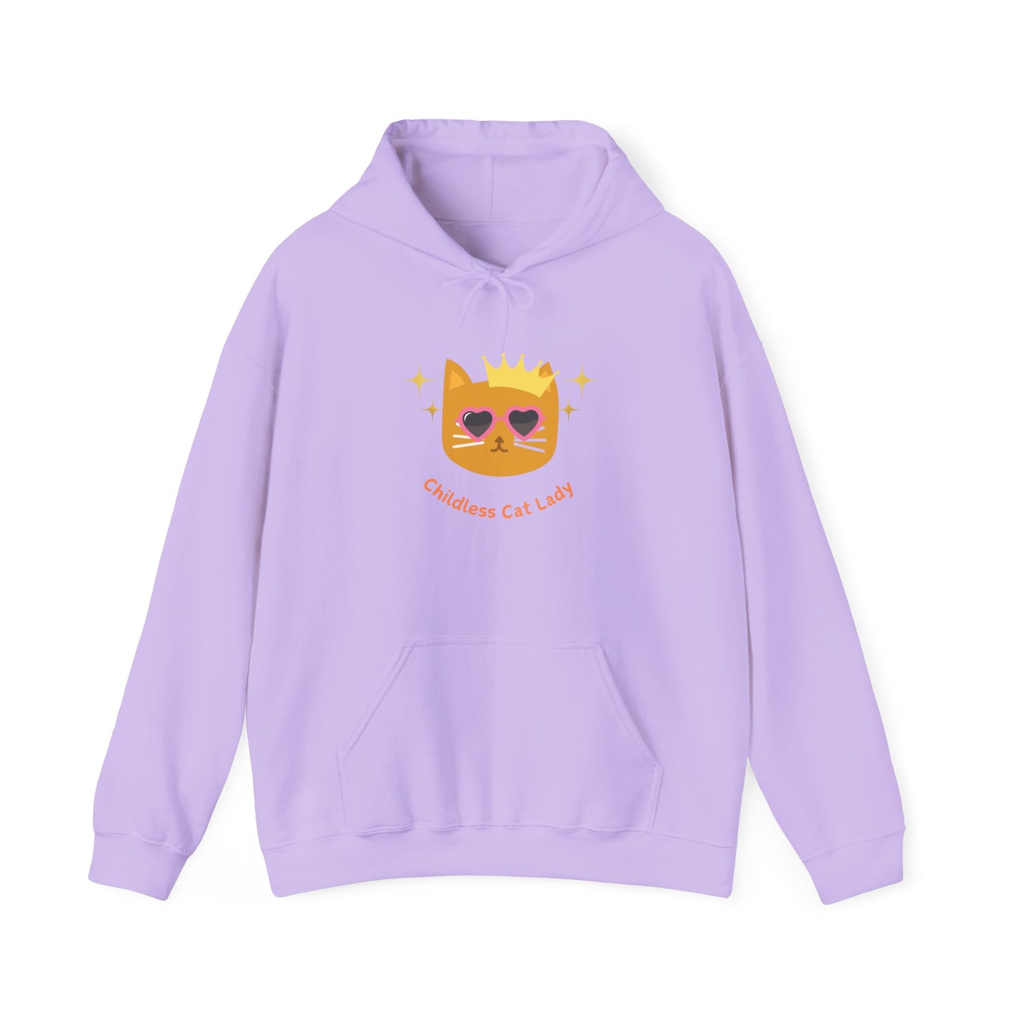 Childless Cat Lady Hoodie - Unisex Hooded Sweatshirt