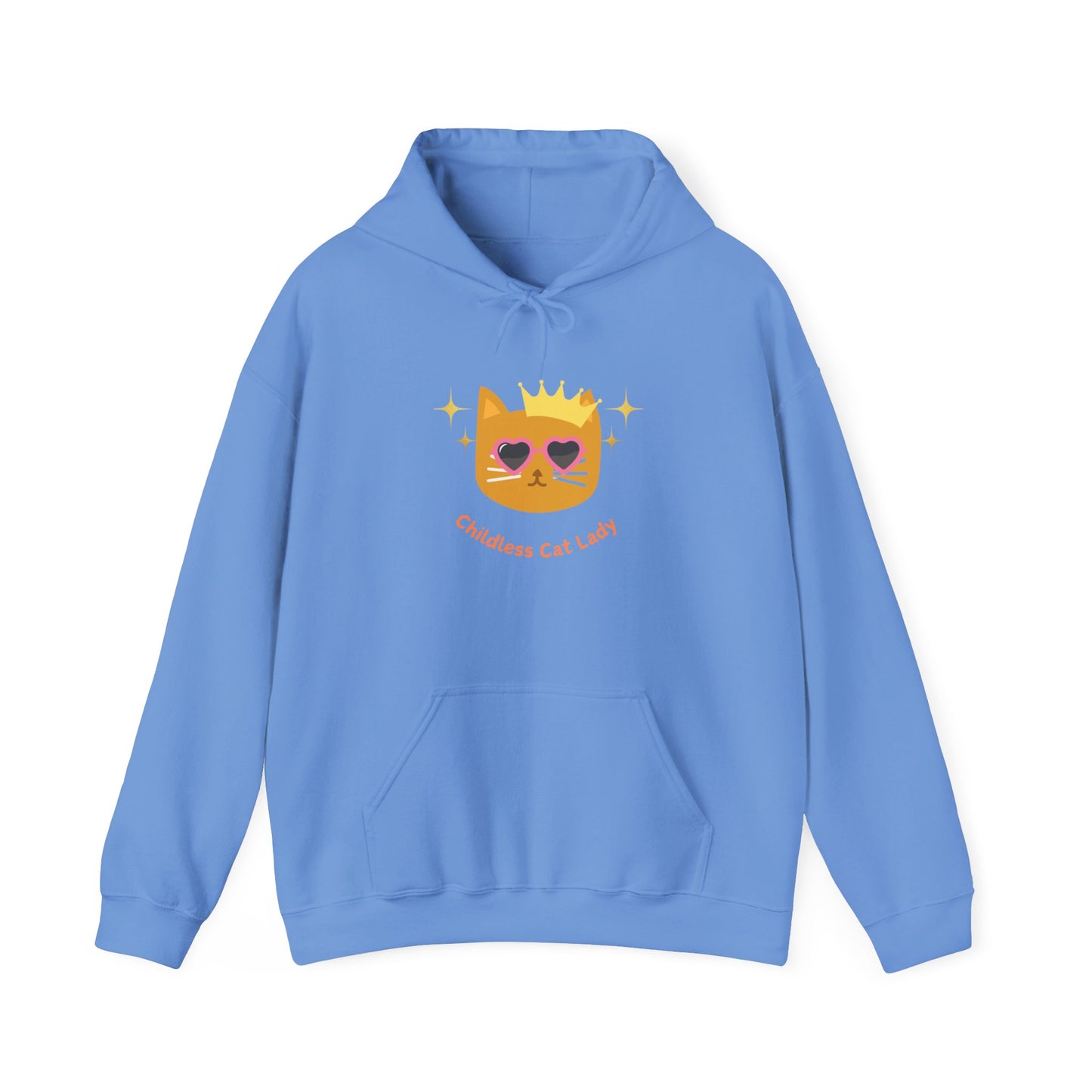 Childless Cat Lady Hoodie - Unisex Hooded Sweatshirt