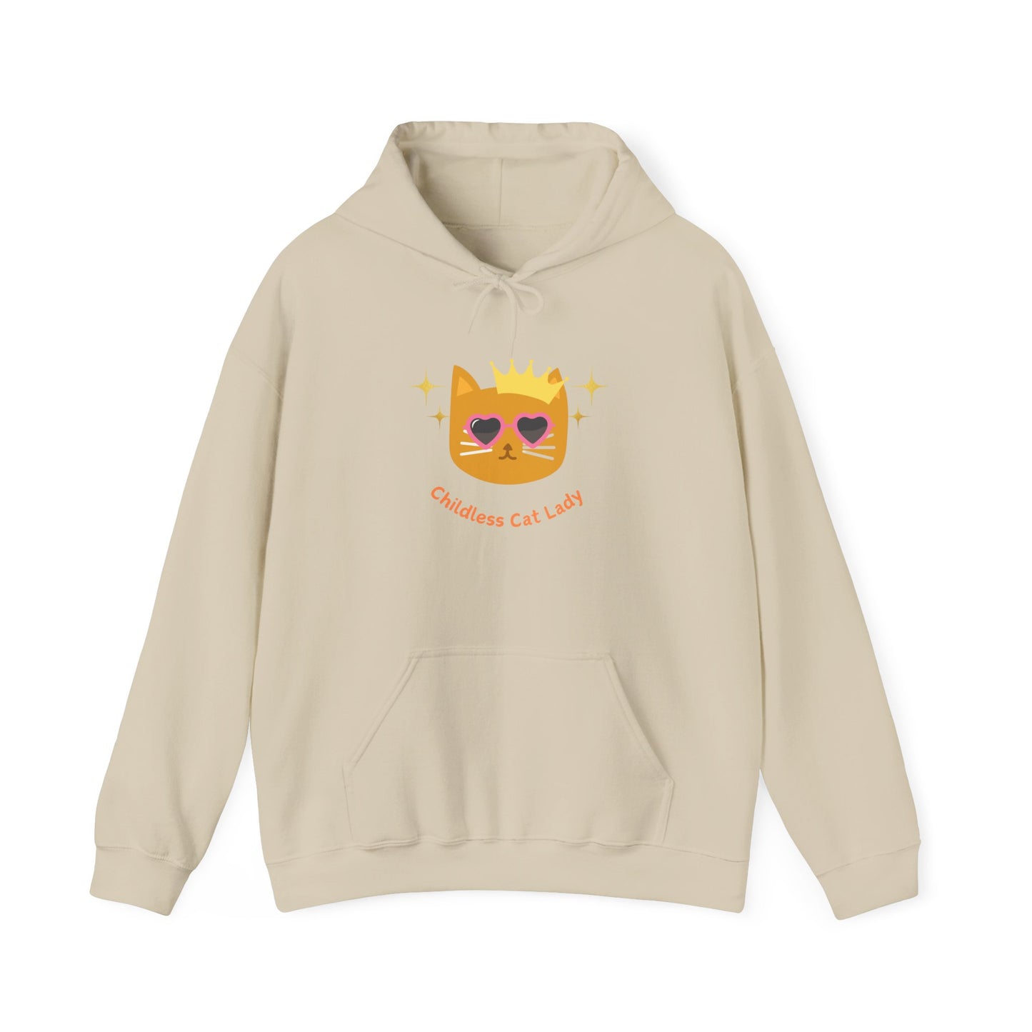 Childless Cat Lady Hoodie - Unisex Hooded Sweatshirt