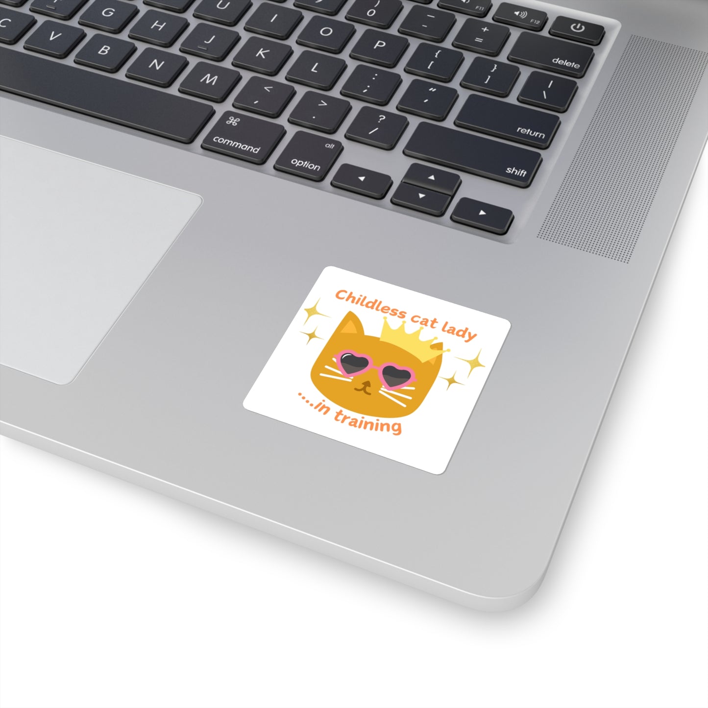 Childless Cat Lady Square Stickers