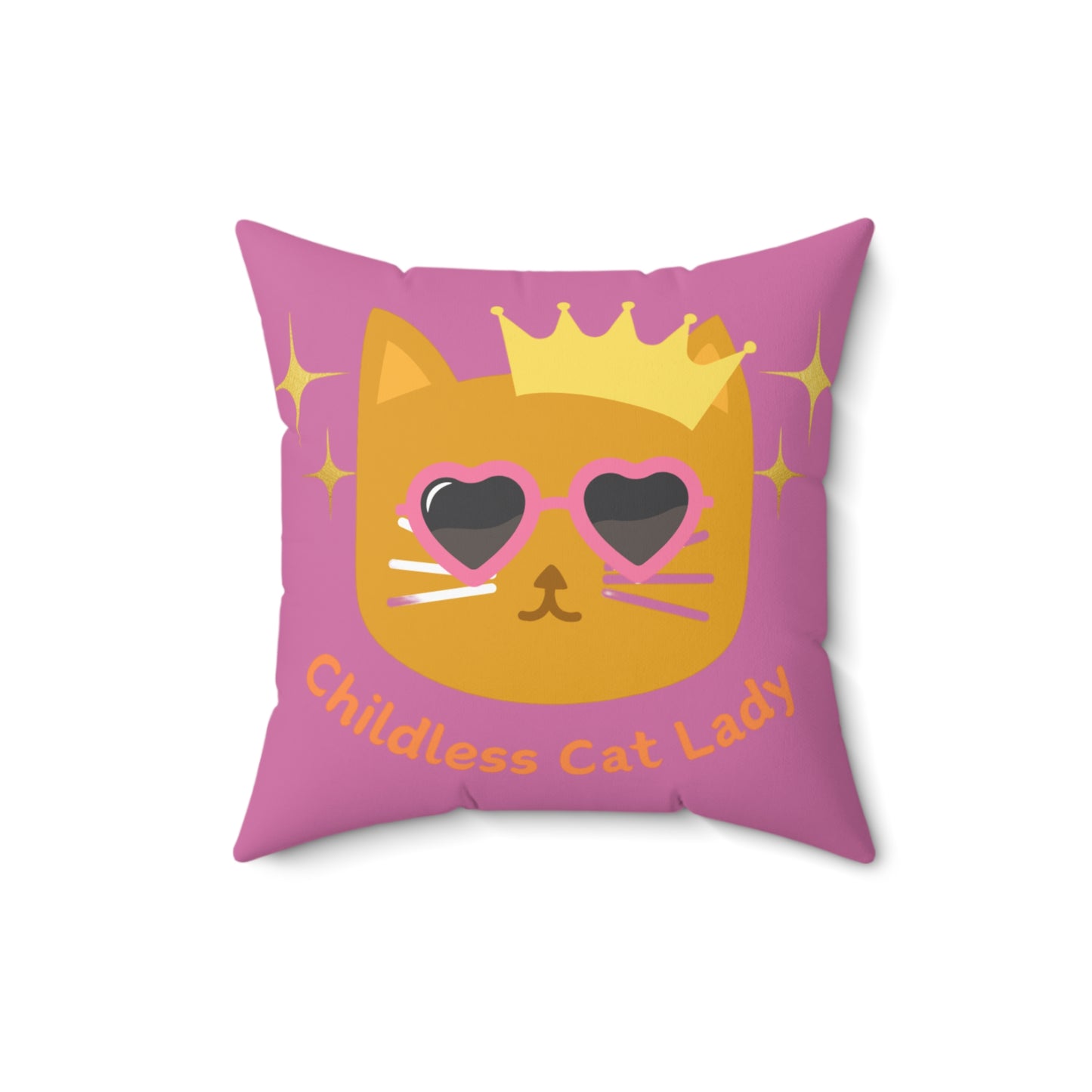 Square Pillow - Childless Cat Lady Pillow