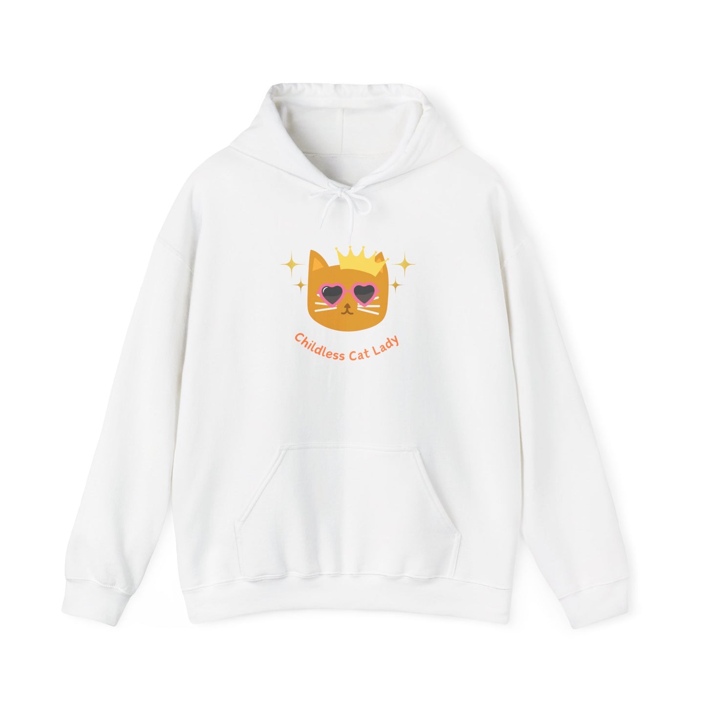 Childless Cat Lady Hoodie - Unisex Hooded Sweatshirt