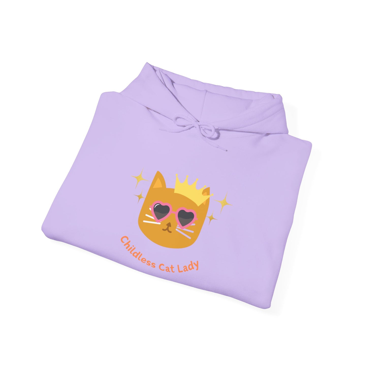 Childless Cat Lady Hoodie - Unisex Hooded Sweatshirt