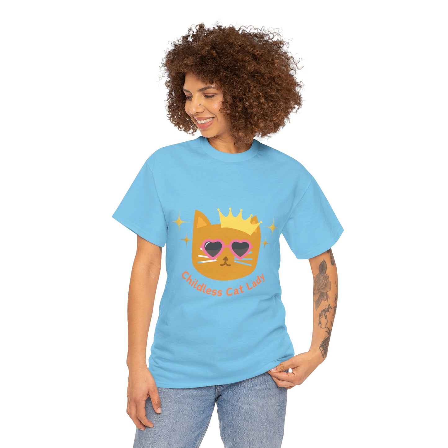 Cat Lady Tee - Childless Cat Lover Shirt