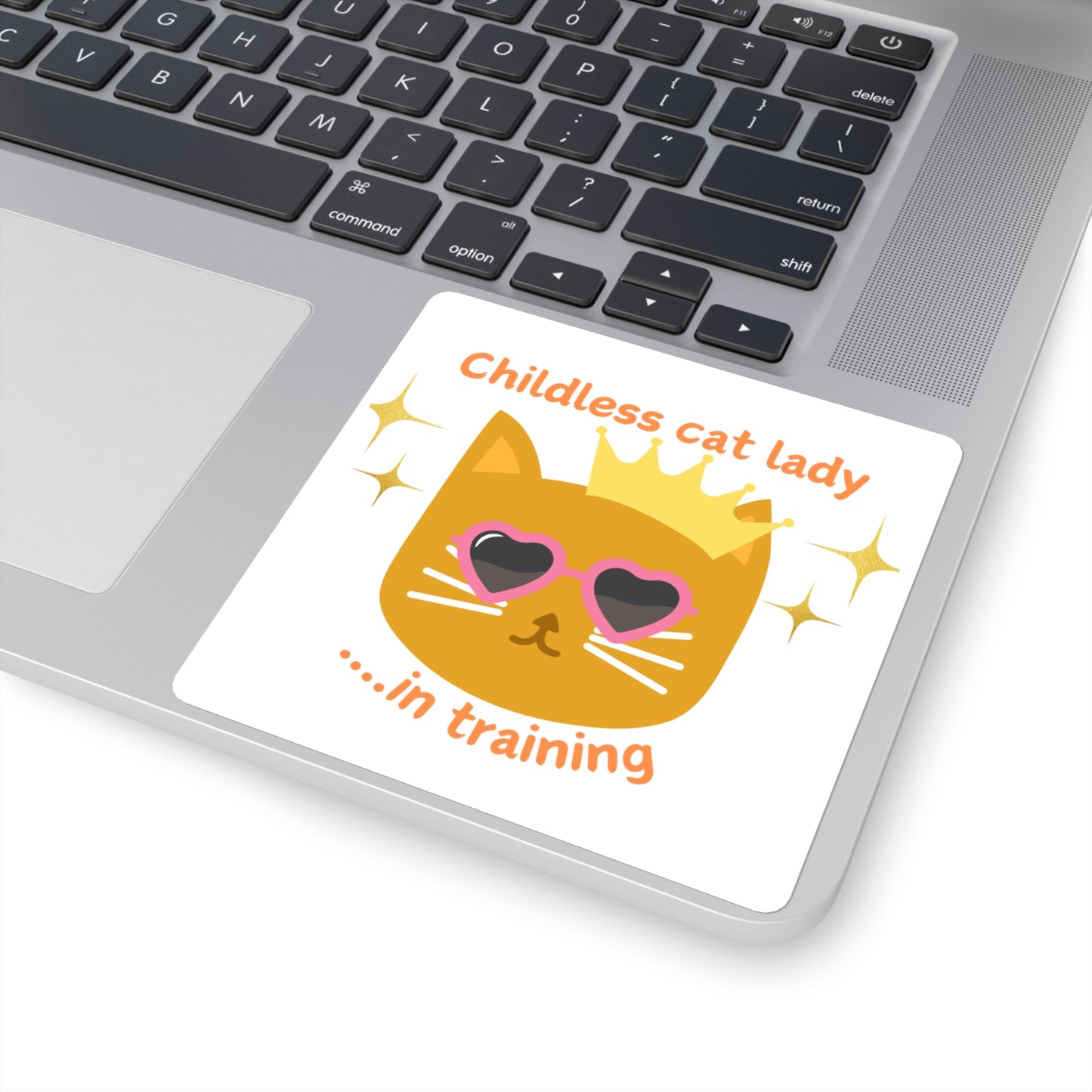 Childless Cat Lady Square Stickers