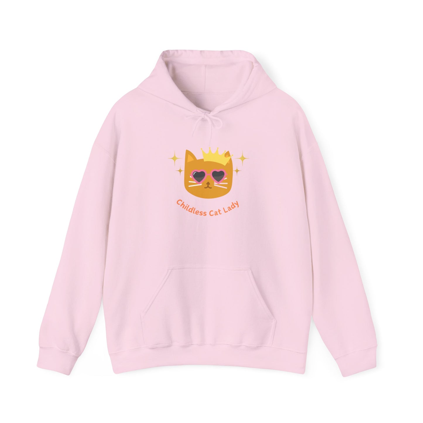 Childless Cat Lady Hoodie - Unisex Hooded Sweatshirt