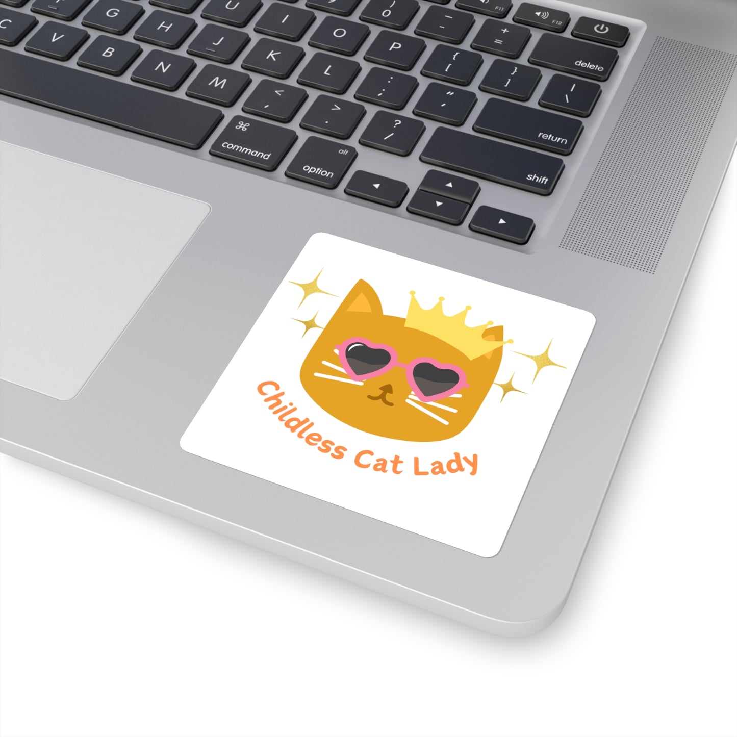 Childless Cat Lady Square Stickers