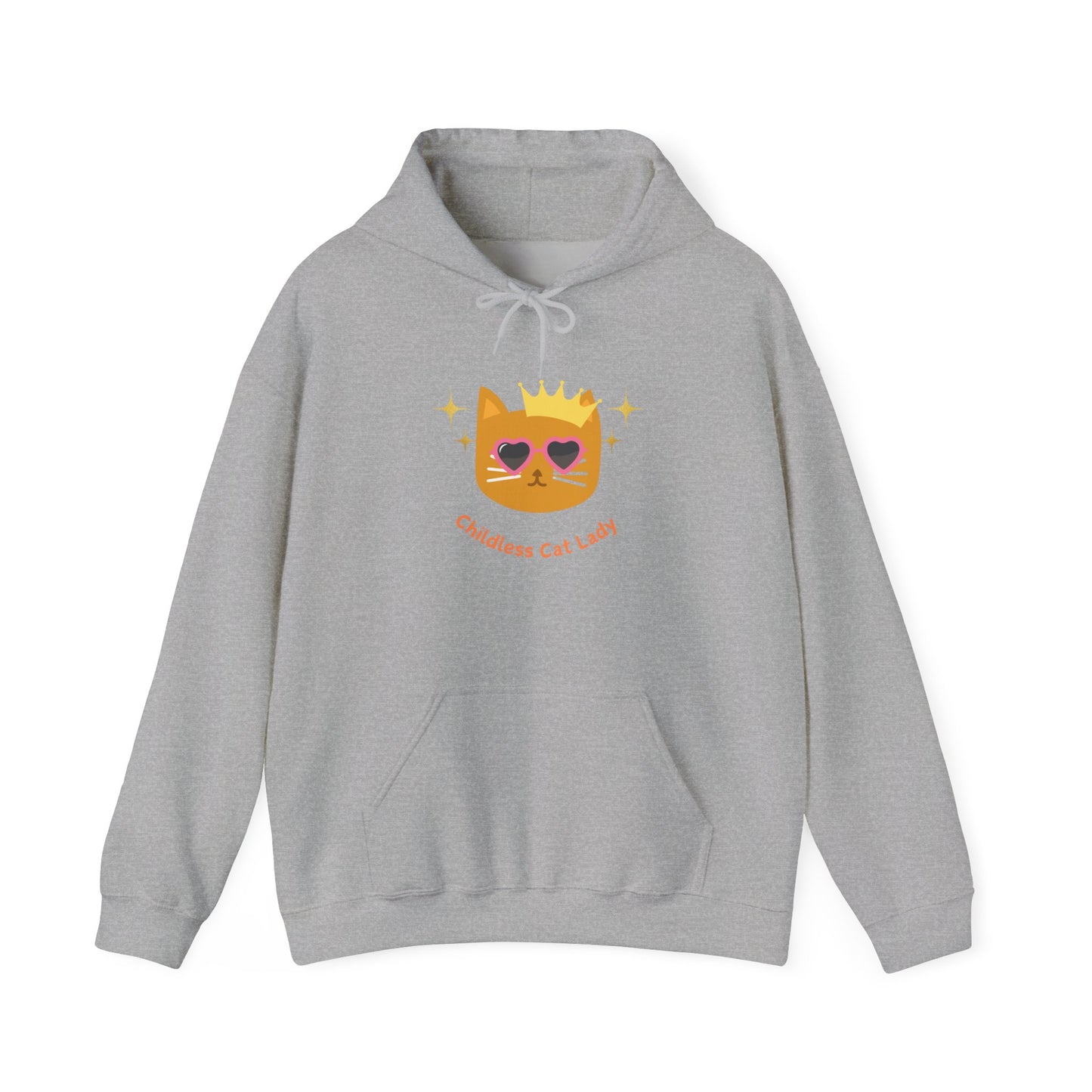 Childless Cat Lady Hoodie - Unisex Hooded Sweatshirt