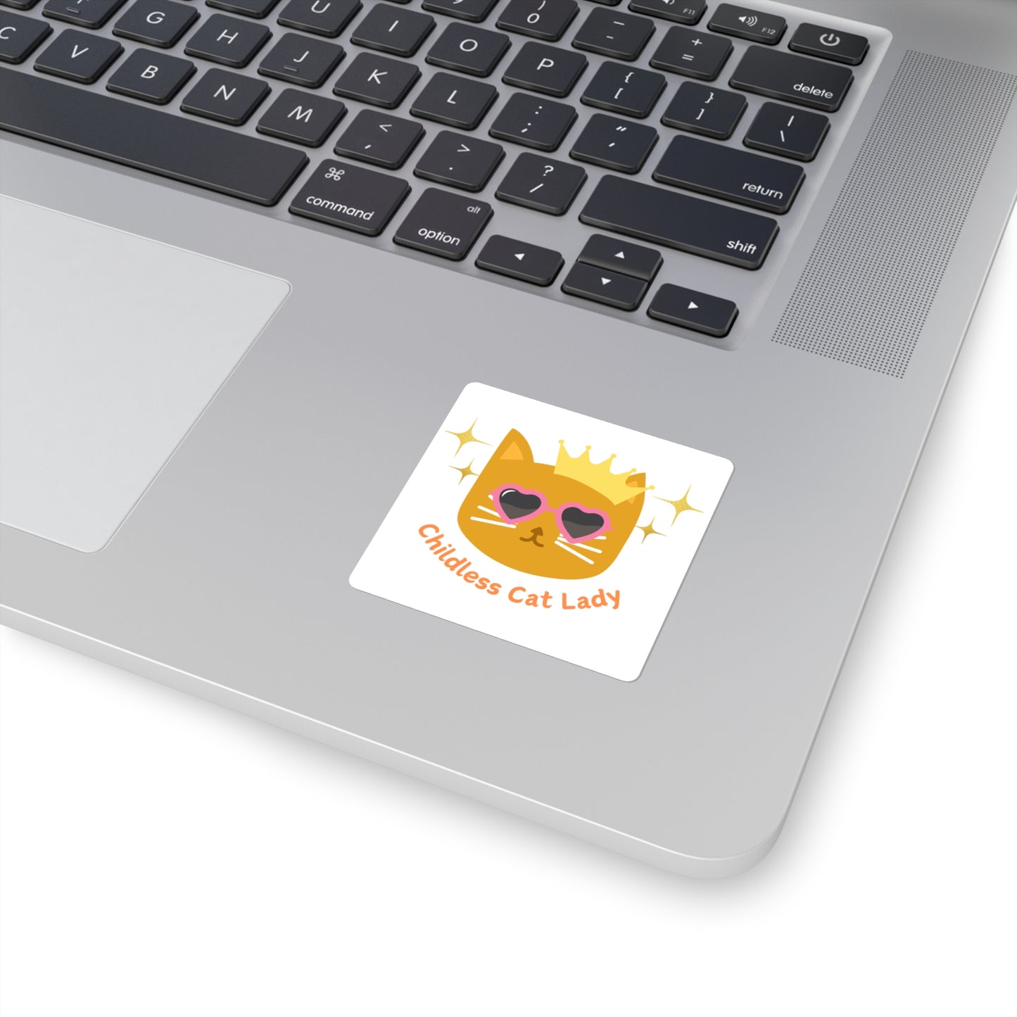 Childless Cat Lady Square Stickers