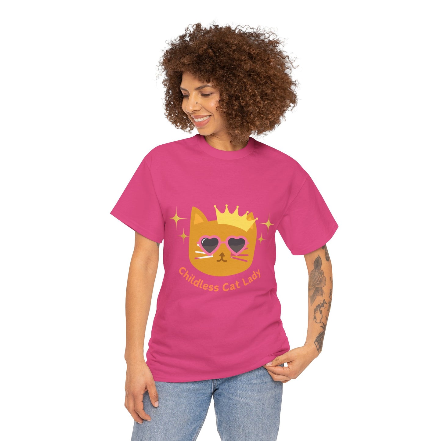 Cat Lady Tee - Childless Cat Lover Shirt