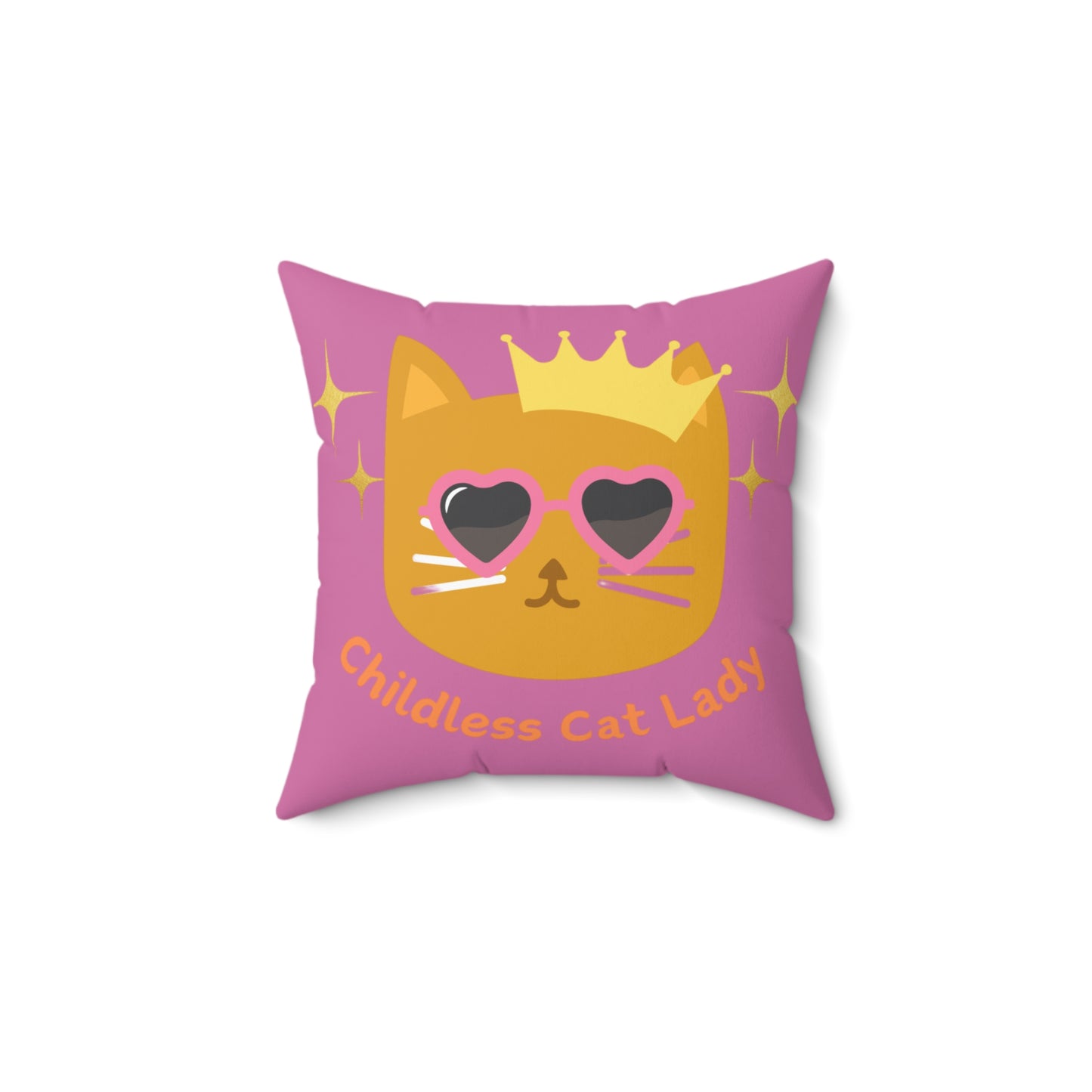 Square Pillow - Childless Cat Lady Pillow