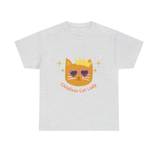 Cat Lady Tee - Childless Cat Lover Shirt