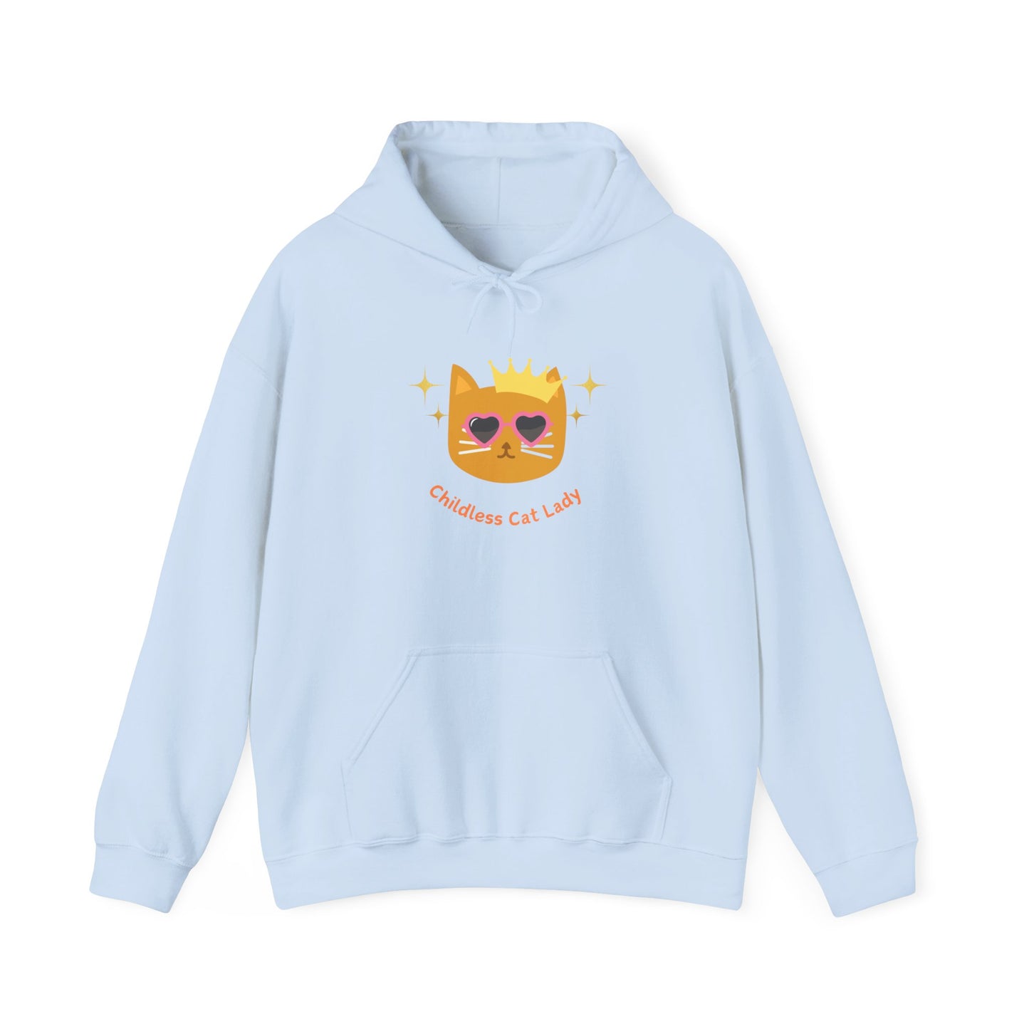 Childless Cat Lady Hoodie - Unisex Hooded Sweatshirt