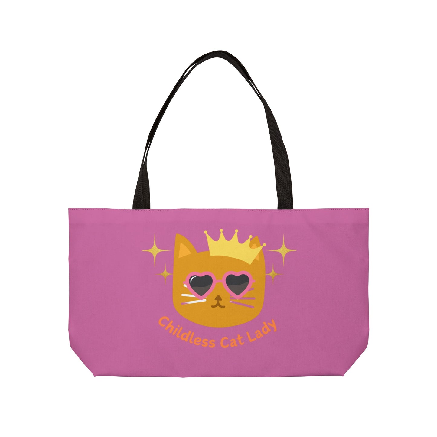 Childless Cat Lady Weekender Tote Bag