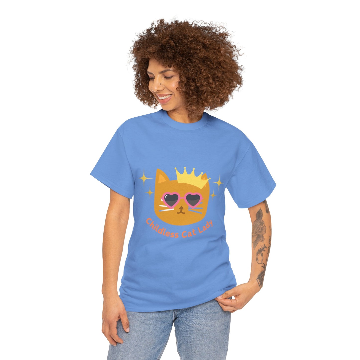 Cat Lady Tee - Childless Cat Lover Shirt