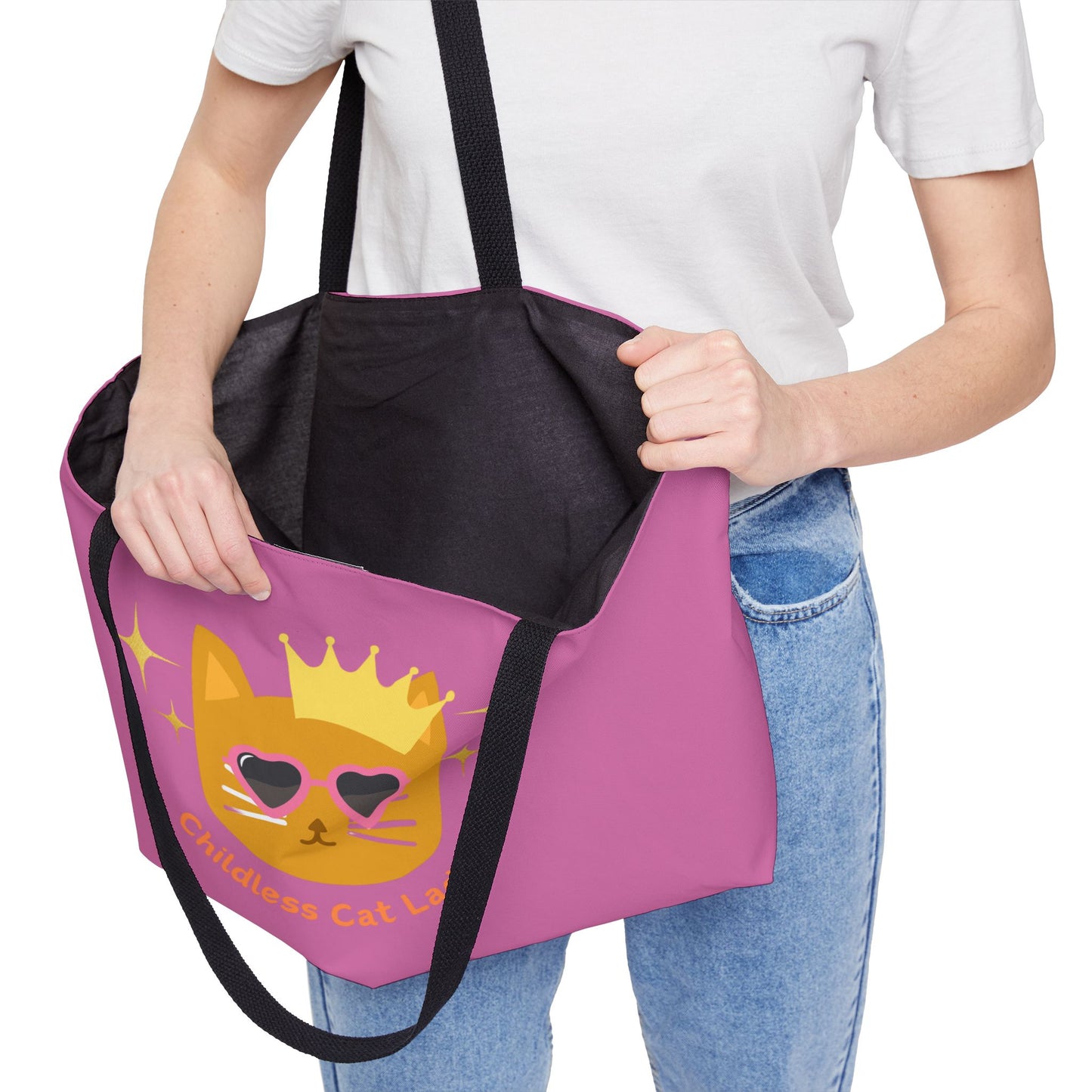 Childless Cat Lady Weekender Tote Bag